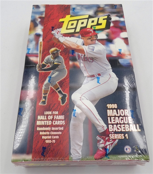 1998 Topps Baseball Series 1 Box