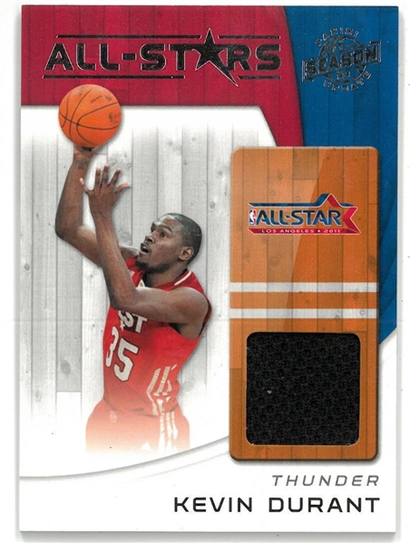 Kevin Durant 2010/11 Panini Season Update Jersey