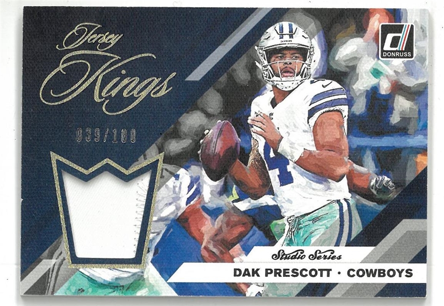 Dak Prescott 2019 Donruss Jersey Kings #39/100