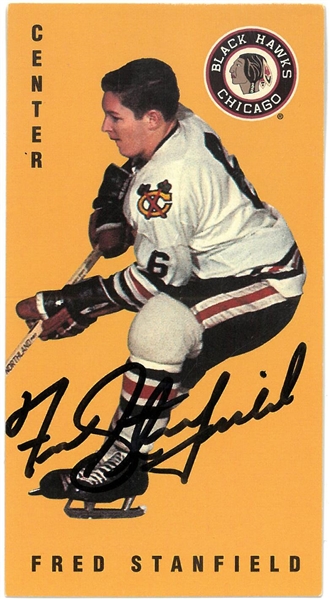 Fred Stanfield Autographed 1994 Parkhurst