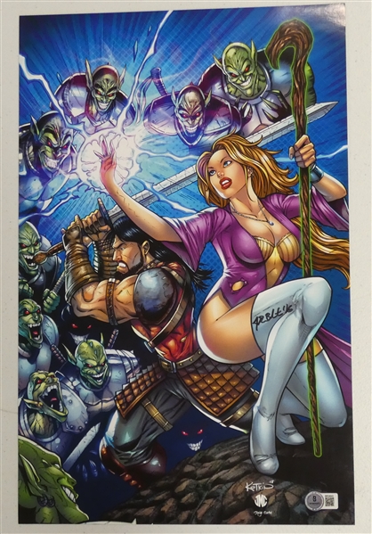 J.R. Blanton 11x17 Signed Light Earth Issue #1 Print