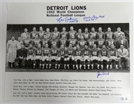 1952 Detroit Lions 16x20 Signed by Creekmur, Lary & David