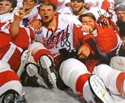 2002 Red Wings Autographed Poster Signed by 4