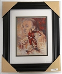 Gordie Howe Autographed Framed 8x10