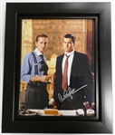 Charlie Sheen Autographed Framed 8x10