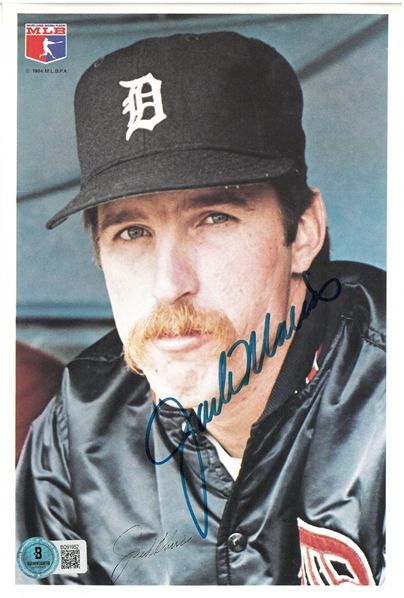 Jack Morris Autographed 1984 Farmer Jack Photo