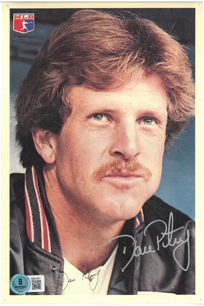Dan Petry Autographed 1984 Farmer Jack Photo