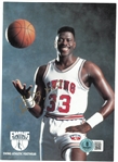 Patrick Ewing Autographed 5x7 Promo Card