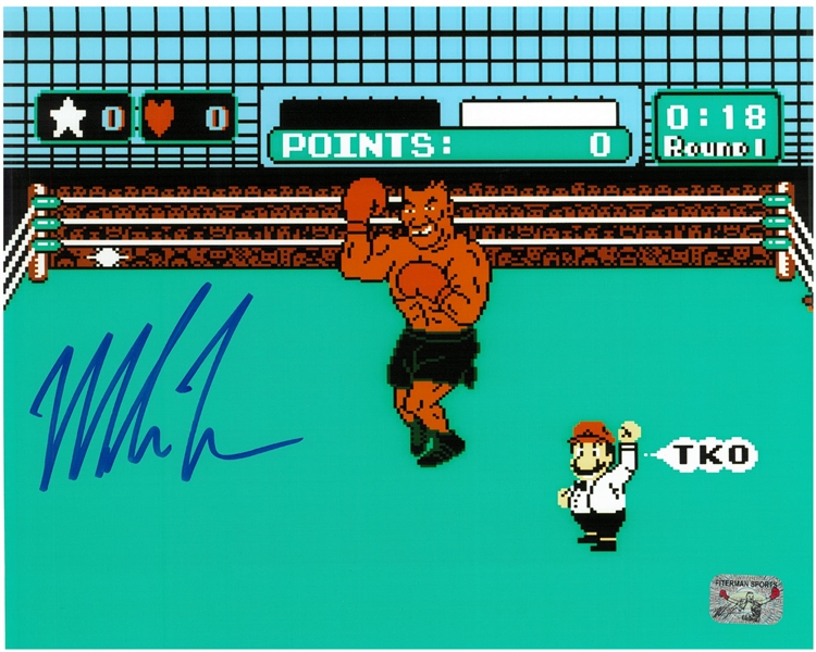 Mike Tyson Autographed 8x10