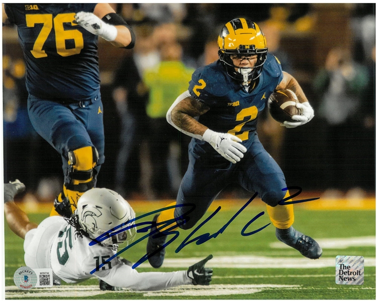 Blake Corum Autographed 8x10