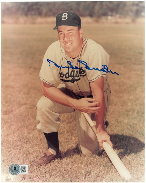 Duke Snider Autographed 8x10