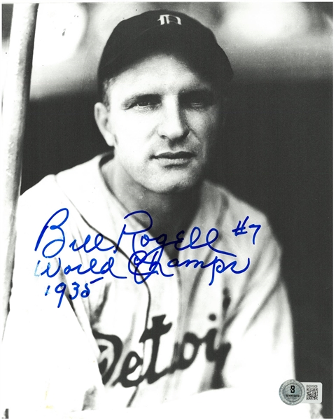 Bill Rogell Autographed 8x10