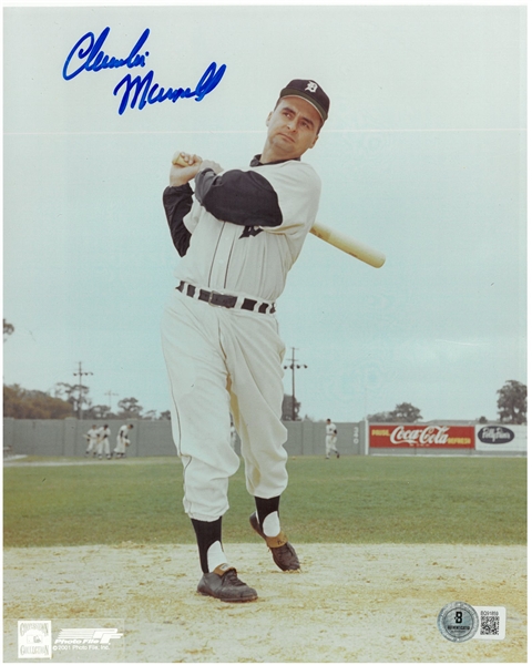 Charlie Maxwell Autographed 8x10