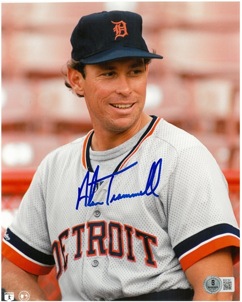 Alan Trammell Autographed 8x10