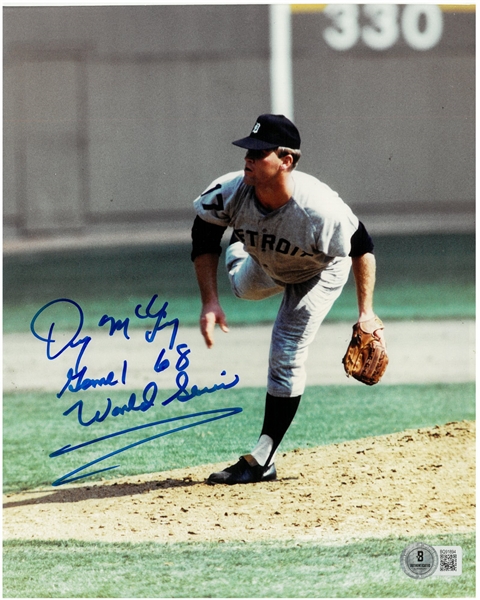 Denny McLain Autographed 8x10