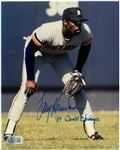 Larry Herndon Autographed 8x10