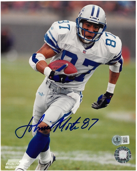 Johnnie Morton Autographed 8x10