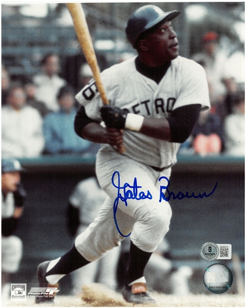 Gates Brown Autographed 8x10