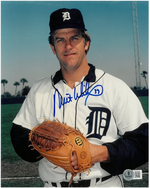 Milt Wilcox Autographed 8x10