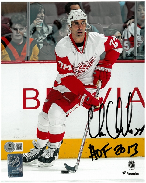 Chris Chelios Autographed 8x10