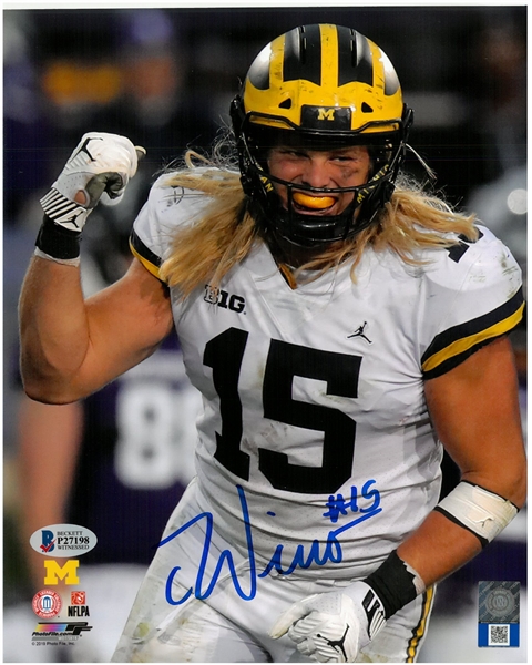Chase Winovich Autographed 8x10