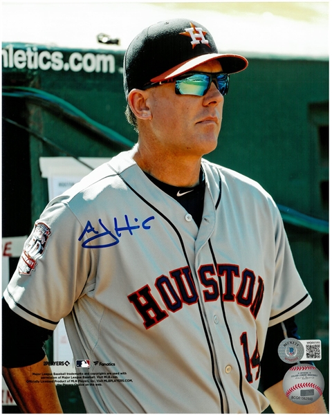 A.J. Hinch Autographed 8x10