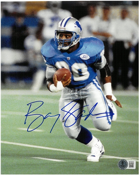 Barry Sanders Autographed 8x10