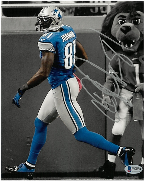 Calvin Johnson Autographed 8x10