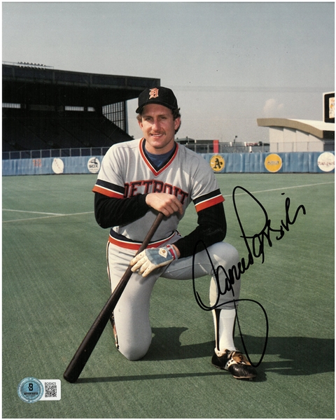 Lance Parrish Autographed 8x10