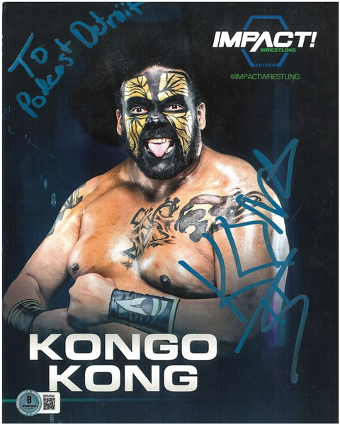 Kongo Kong Autographed 8x10