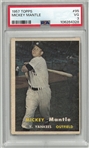 Mickey Mantle 1957 Topps PSA 3