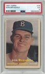 Don Drysdale 1957 Topps PSA 5 Rookie Card