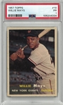 Willie Mays 1957 Topps PSA 1