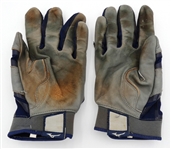 Jake Rogers Game Worn Autographed Batting Gloves
