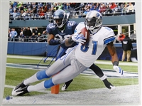 Calvin Johnson Autographed 16x20