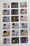 1984 Detroit Tigers Wave Card Uncut Sheet Signed by 10