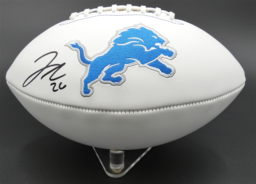 Jahmyr Gibbs Autographed Detroit Lions Football