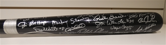 Detroit Tigers Legends Bat Signed by 38