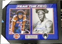 Ben Wallace 11x14s Dual Autographed Framed Display
