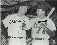 Al Kaline & Stan Musial Autographed 11x14