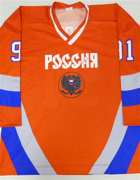 Sergei Fedorov Russia Jersey #91