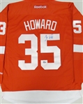 Jimmy Howard Autographed Red Wings Jersey