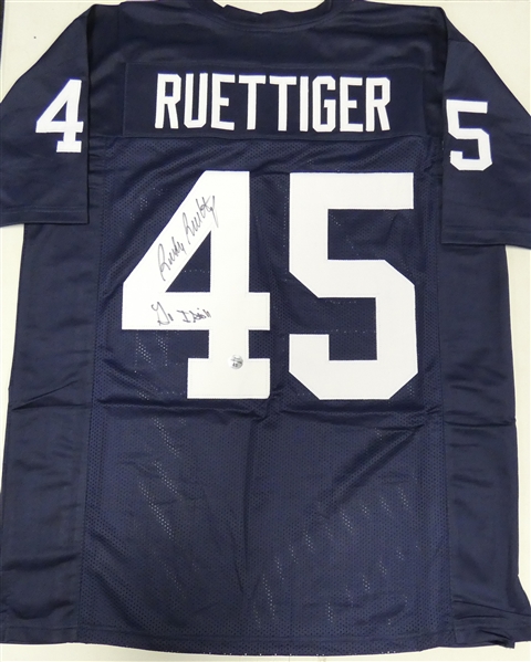 Rudy Ruettiger Autographed Custom Jersey