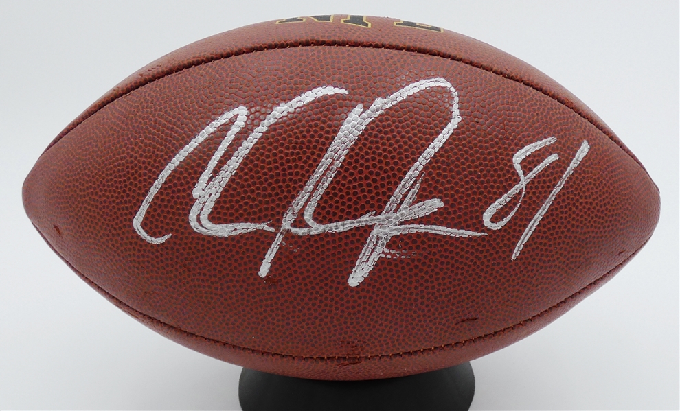 Calvin Johnson Autographed Football
