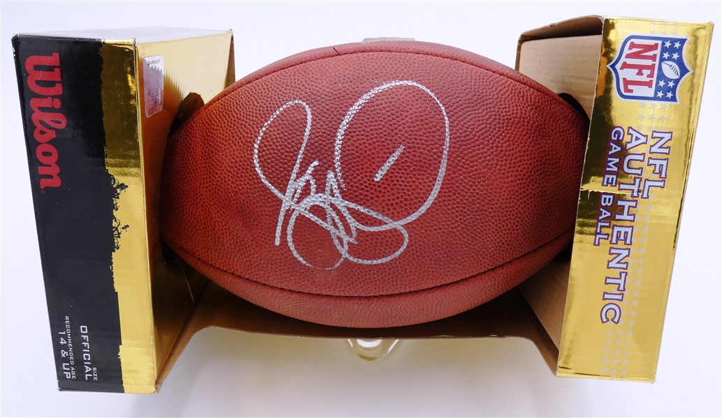 Jerome Bettis Autographed Football