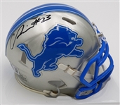 Carlton Davis Autographed Lions Mini Helmet
