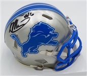 Ifeatu Melifonwu Autographed Lions Mini Helmet