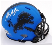 Alex Anzalone Autographed Lions Mini Helmet
