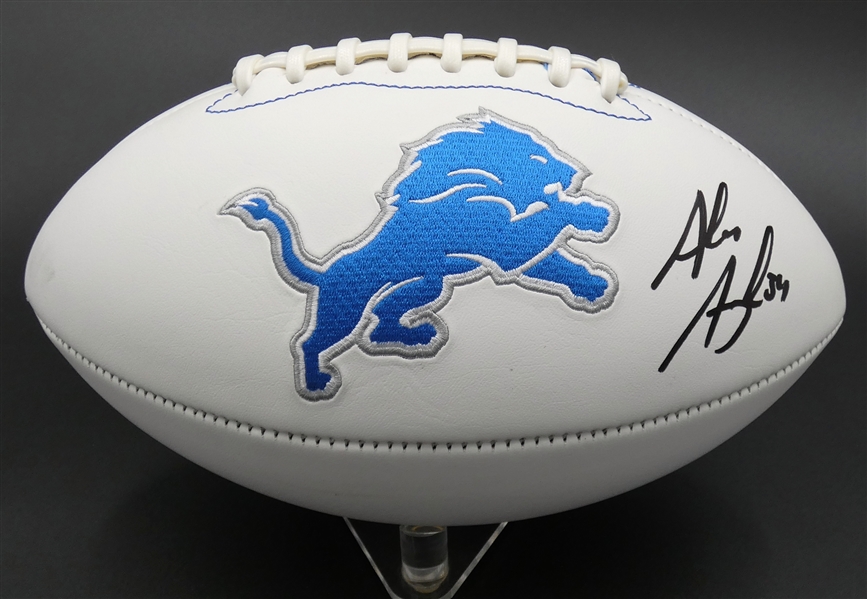 Alex Anzalone Autographed Lions Football