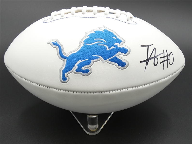 Terrion Arnold Autographed Lions Football